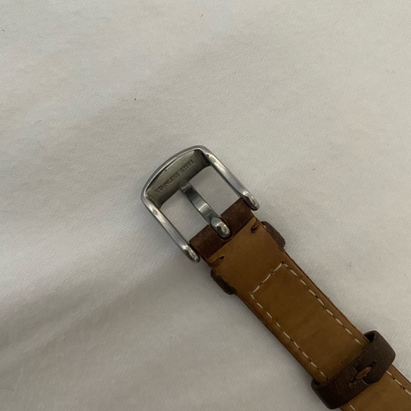 Fossil Silver Jacqueline Watch w/Black and Brown Straps - Picture 12 of 12